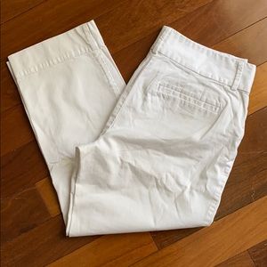 White Loft Julie Style Ankle Pants